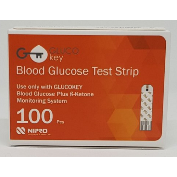 Glucokey Blood Glucose Test Strips 100 The Online Pharmacy
