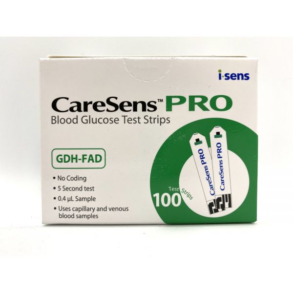 CareSens PRO Blood Glucose Test Strips (100 Tests) - The Online Pharmacy