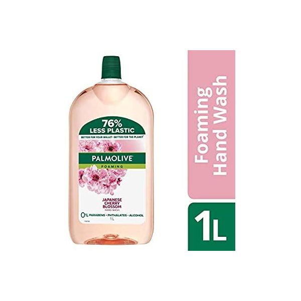 Palmolive Foaming Hand Wash Refill Japanese Cherry Blossom 1L The
