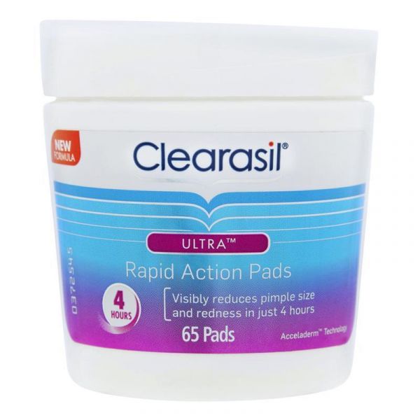 Lingettes Nettoyantes Visage Clearasil - 65 Lingettes Ultra Rapides Anti-Imperfections