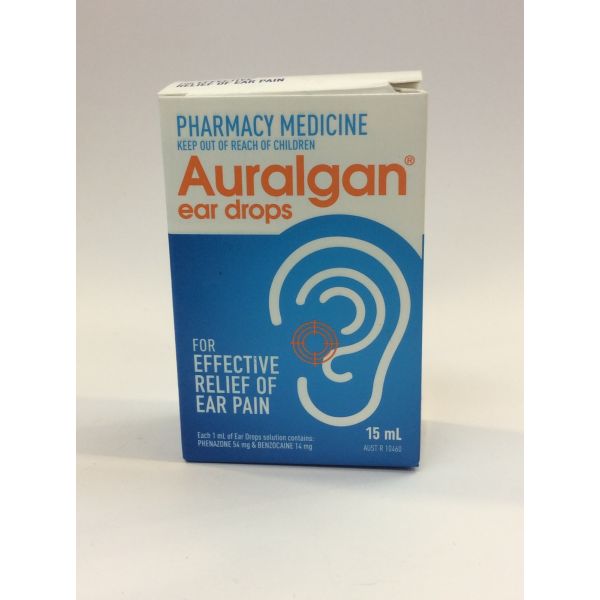 Auralgan Ear Drops 15mL (S2) The Online Pharmacy