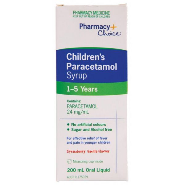 Pharmacy Choice Childrens Paracetamol Oral Liquid 15 Years 200ml The