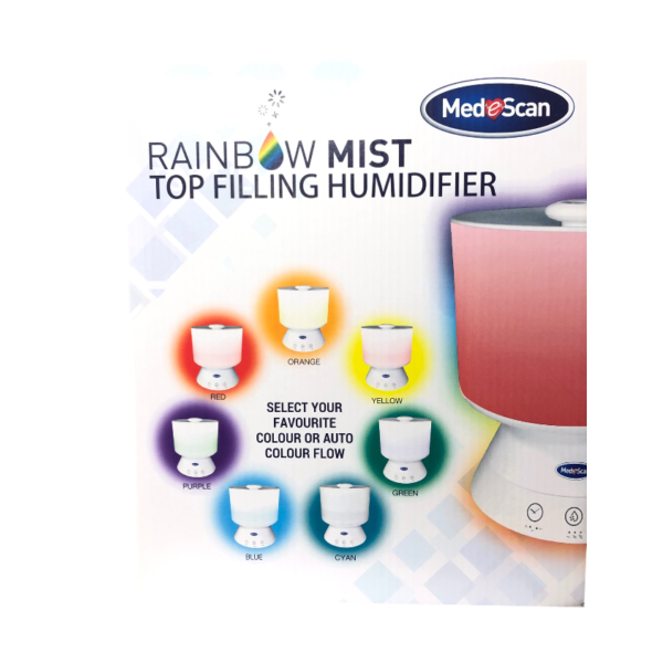 MedeScan Rainbow Mist Top Filling Humidifier The Online Pharmacy
